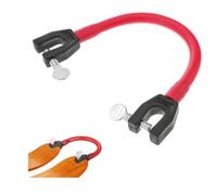 Connecteur de Pointe de Ski, Équipement Aide à l'Entraînement de Ski Accessoires Apprendre Le Contrôle de la Vitesse, Portable Pratiques Facile à Installer, pour Débutants, Enfants, Rouge, 1 Pièce