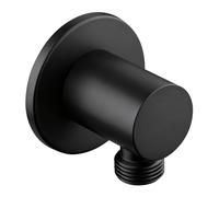 Connecteur de pommeau de douche invisible - Installation murale - Coude d'alimentation en coude avec adaptateur de contrôle - Convient pour montage mural domestique