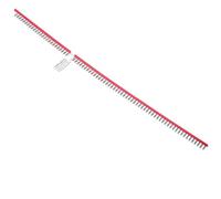 Connecteur de pont en forme de broche d'espacement de 6.2mm, cavalier for Module de relais mince série MR, barre de connexion rapide à 80 voies de 500mm de Long, EB-80DIK(Red)