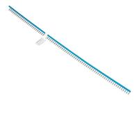 Connecteur de pont en forme de broche d'espacement de 6.2mm, cavalier for Module de relais mince série MR, barre de connexion rapide à 80 voies de 500mm de Long, EB-80DIK(Blue)