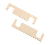 Connecteur de pont terminal de haut-parleur droit 4 positions plaque cuivre | Finition dorée, design compact de 45 mm, pour haut-parleur et plaque d'armoire, home cinéma et audio professionnel