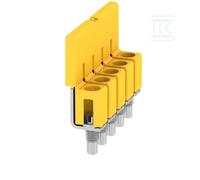 Connecteur transversal WQV 2.5/5 1053960000 jaune Weidmüller 10 pc(s)