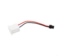 Connecteur de port de charge USB avec fil ouvert pour appareils à faible puissance et lumières LED - 10 cm (blanc)