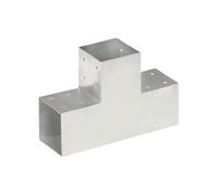 Connecteur de poteau Forme en T Métal galvanisé 101x101 mm