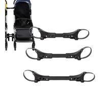 Connecteur de poussette pour bébé jumeau : triplés de joints universels à quadruplets pour le, sangles sécurisées : s'adapte aux poussettes du parapluie, convertit deux poussettes individuelles