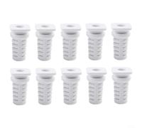 Connecteur de presse-étoupe avec serre-câble en caoutchouc pour meuleuse d'angle et cordons de perceuse électrique pour réduire le stress de flexion lors de l'utilisation (5 mm-blanc)