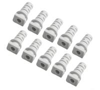 Connecteur de presse-étoupe avec serre-câble en caoutchouc pour protection de câble d'outil électrique, perceuse électrique et meuleuse d'angle, manchon coudé (3,5 mm, blanc)