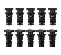 Connecteur de presse-étoupe avec serre-câble en caoutchouc pour protection de câble d'outil électrique, perceuse électrique et meuleuse d'angle, manchon coudé (3,5 mm, noir)