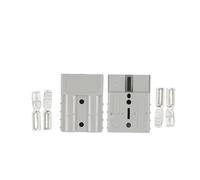 Connecteur de prise d'alimentation à déconnexion rapide 50-350A 2 broches | Couvercle anti-poussière for poignée à courant élevé(Gray-2PCS,120A)