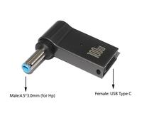 Connecteur de prise d'alimentation USB Type-C vers DC,adaptateur secteur universel pour ordinateur portable,convertisseur de prise pour ordinateur portable Bali Dell Lenovo, - Type 4.5-3.0mm for Hp #B