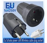 Connecteur de prise d'assemblage mâle femelle 16A, français, russie, corée, allemande, ue, cordon d'alimentation Schuko, câble sans fil, prise 4.8mm p Male1