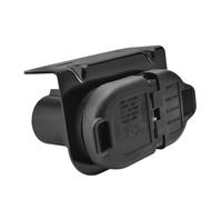 Connecteur de prise d'attelage de remorque à 7 broches compatible avec Dodge Durango Grand Cherokee Ram 1500 2500 3500 2011-2022 Remplace 56055632AC 68014986AB