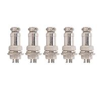 Connecteur de Prise d'aviation mâle Femelle, 5 pièces, Panneau de Fil, châssis d'alimentation, raccords métalliques GX16 16mm 450V (5 Broches)