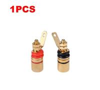Connecteur de prise de courant plaqué or pour amplificateur,borne de haut-parleur,bornes de liaison,poteau de gels,adapté aux prises de gels de 4mm,2-10 pièces - Type 2PCS