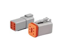 Connecteur de prise mâle femelle 2P/3P/4P/6P/8P/12P, Terminal étanche for voiture et Automobile 22-16awg(6P)