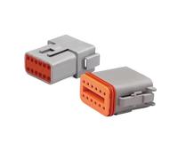 Connecteur de prise mâle femelle 2P/3P/4P/6P/8P/12P, Terminal étanche for voiture et Automobile 22-16awg(12P)