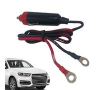 Connecteur de prise mâle stable 12 V, câble d'extension automatique, cordon de prise fusible, design stable en bakélite, idéal pour l'entretien du véhicule, les amateurs et les débutants