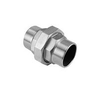 Connecteur de raccord de tuyau en acier inoxydable 304, Union filetée mâle BSPT for la maison et le jardin, 1 pièce, divers(1inch)