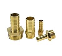 Connecteur de raccord de tuyau en laiton BSPT mâle, 5 pièces, 6mm 8mm 10mm 12mm 14mm x 1/8 "1/4" 3/8 "1/2" 3/4 "1"(12mm Barb,1/8")