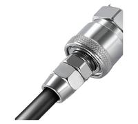Connecteur de raccord pneumatique de Type ue, coupleur rapide for tuyau de compresseur d'air, buse à barbe SH PH 6/8/10/12MM(A3)