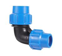 Connecteur de raccord rapide en plastique PE 25-20/32-25 mm, coudé à 90 degrés, connecteur rapide en polyéthylène PVC pour raccords de tuyaux (couleur : 32-25)