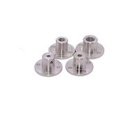 Connecteur de raccordement de bride, Écrou d'accouplement à bride M3 M4 M5 M6 M8 Diamètre intérieur 3 mm 4 5 6 8 Convient l'arbre fileté du moteur 1 pièce(M3)