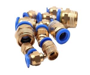 Connecteur de raccords pneumatiques droits, 100 pièces, PC4-M5 PC4-01 PC6-01 PC6-02 PC8-01 PC8-02 PC4-m5 PC10-02(PC6-02)