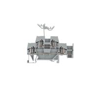 Connecteur de rail 2 étages 2,5 mm² L/L gris 280-520