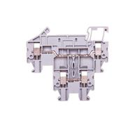 Connecteur de rail 2 étages gris 2,5 mm² gris 24A BE1 3044636