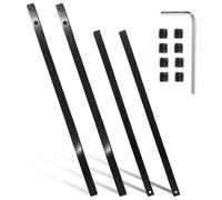 Connecteur de rail de guidage 4 pièces: LEKEFETO Deux rails de guidage de scie à rail épais et deux rails de guidage minces P45777, ensemble de connecteurs de rail de guidage