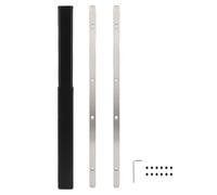 Connecteur de rail de guidage de scie à rail compatible avec et, conception à alignement automatique pour les coupes longues, joint d'extension de rail en acier inoxydable