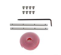 Connecteur de rail de guidage et kit de serrage pour scie à chenille/rails extrudés en aluminium pour scie circulaire/compatible avec XPS01 XPS02 SP6000 TS55 TS75 TS95/accessoires de bande (connecteur