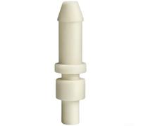 Connecteur de rechange pour cafetière expresso supportant des tuyaux de 4 x 8 mm avec géométrie optimisée pour la rétention du tuyau et la cohérence du débit