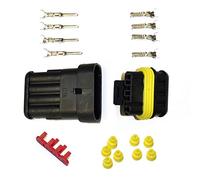 Connecteur de rechange pour voiture - AMP Tyco Superseal 1.5 Kit 4 broches (SET) 282088-1, 282106-1
