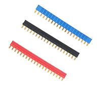 Connecteur de relais mince, cavalier barre omnibus, plaque câblage rapide, noir rouge bleu, Joint court 41F-1Z-C2-1 SN20B RSLZ2(Nero)