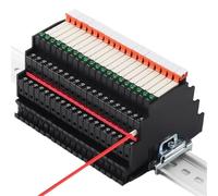 Connecteur de relais mince, plaque connexion rapide for barres omnibus, installation, connecteur fil for systèmes électriques, 1 pièce - Noir(RSLZ2B)