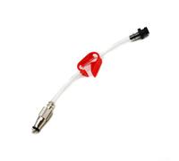 Connecteur de remplissage d'huile de frein hydraulique conçu pour RockShox Reverb 1X Remote avec tuyau de décharge et collier de serrage pour un entretien facile du système de frein