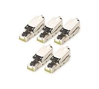 - Connecteur de réseau - RJ-45 (M) - STP - 5 - 9 mm - CAT 6a - IEEE 802.3an/IEEE 802.3at - Ethernet 10 Gigabit, sans crochet, PROFINET (pack de 5)