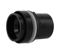 Connecteur de réservoir fileté en PVC soudé pour aquarium avec écrou et joint pour pièces de plomberie de cloison pour sortie d'entrée à travers le mur du réservoir ou le revêtement dans l'eau (50 mm)