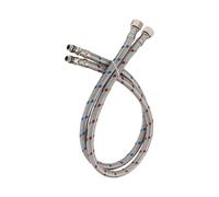 Connecteur de robinet 24 pouces Long, 2 pièces, tuyau d'alimentation en acier inoxydable, filetage Compression femelle 3/8 9/16 1/2 X M10 mâle(3-8 x M10,60CM)