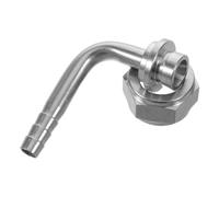 Connecteur de Robinet à Bière Coudé 90° en Acier Inoxydable | Écrou Hexagonal, Installation Précise, Connexion Étanche, pour Machine à Bière, Usage Maison ou Pub