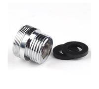 Connecteur de robinet à filetage en acier inoxydable 1/2 "à M24, adaptateur de robinet d'eau de cuisine, raccords filetés for tuyau de douche de salle de bains(Male 1l2 inch to M24)