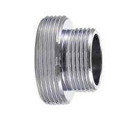 Connecteur de robinet de salle de bains M22 * 1, filetage à pas fin, raccord métallique de robinet mâle femelle for l'irrigation 1 pièce(M16*1*M22*1)
