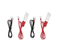 Connecteur de ruban de clôture M8 acier inoxydable lot de 2 | Acier Inoxydable, Raccord M8, Pince à Crochet, Clôture électrique, Pâturage, Piquet de Terre, Câble de Terre