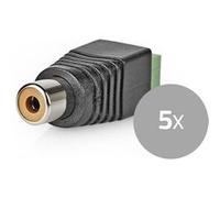 Connecteur de sécurité CCTV Nedis CCTVCF40BK5 Femelle G