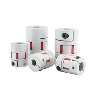 Connecteur de servomoteur for machine de gravure CNC en aluminium, 1 pièce, D30 L40, étoile de couplage en fleur de prunier, trou intérieur 12/14/15/16 mm(D8x14)