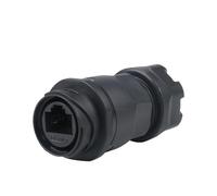Connecteur de Signal de câble RJ45 M20 en Plastique PBT IP68 étanche YM20 CAT6, Prise de Montage sur Panneau, Interface réseau Ethernet(Socket f)