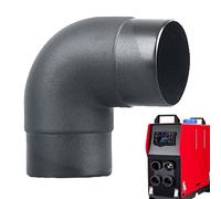 Connecteur De Sortie Coudé - Adaptateur De Conduit D'air 2,36 Pouces, Raccord De Chauffage De Stationnement en Matériau Pc, Connecteur De Flux Noir | Joint De Conduit D'air À Haute Tempé