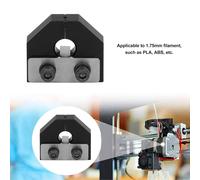 Connecteur De Soudeur De Filament D'Imprimante 3D, Capteur De Connecteur De Filament De 1,75 Mm Pour Filament De 1,75 Mm Pla Abs Petg Pc Pp Pvb, Accessoires D'Imprimante 3D (Noir)[PLA9183690]