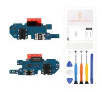 Connecteur de station d'accueil de remplacement SM-A105 pour Samsung Galaxy A10 - Port de charge USB - Câble flexible avec kit de réparation (pour double carte)